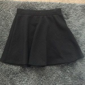 Black skater skirt